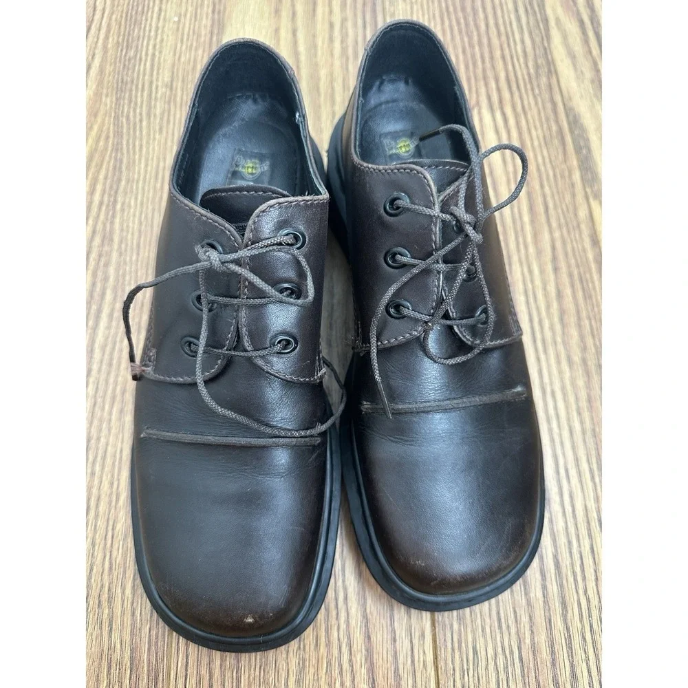 Vintage Dr Martens Size 5 Oxford 9264 Brown Air Cushioned Sole 90's Y2K Academia